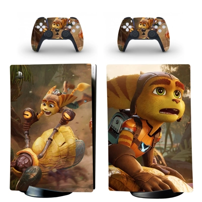 Ratchet and Clank decal skin for PS5 Digital Console and t.. Ratchet and Clank decal skin for PS5 Digital Console and t..