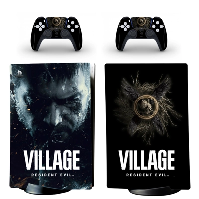 Resident Evil Village decal skin for PS5 Digital Console a.. Resident Evil Village decal skin for PS5 Digital Console a..