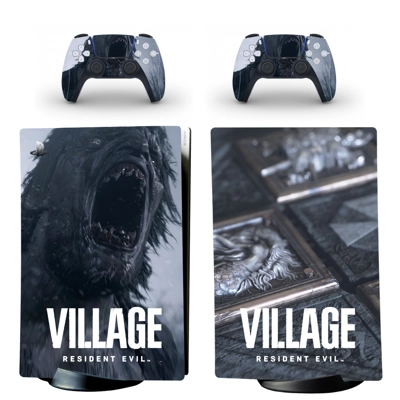 Resident Evil Village decal skin for PS5 Digital Console a.. Resident Evil Village decal skin for PS5 Digital Console a..