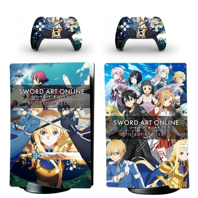 Sword Art Online decal skin for PS5 Digital Console and tw.. Sword Art Online decal skin for PS5 Digital Console and tw..
