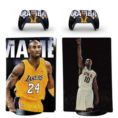 Kobe Bryant decal skin for PS5 Digital Console and two Con.. Kobe Bryant decal skin for PS5 Digital Console and two Con..