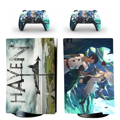 Game Haven decal skin for PS5 Digital Console and two Cont.. Game Haven decal skin for PS5 Digital Console and two Cont..