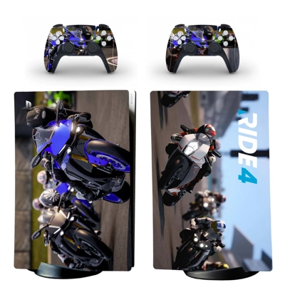 Ride 4 decal skin for PS5 Digital Console and two Controll.. Ride 4 decal skin for PS5 Digital Console and two Controll..