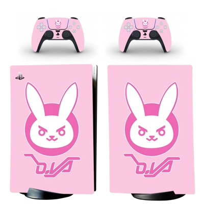 Overwatch decal skin for PS5 Digital Console and two Contr.. Overwatch decal skin for PS5 Digital Console and two Contr..