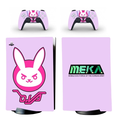 Overwatch decal skin for PS5 Digital Console and two Contr.. Overwatch decal skin for PS5 Digital Console and two Contr..
