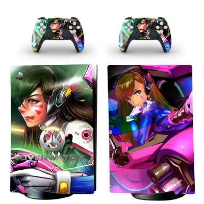 Overwatch decal skin for PS5 Digital Console and two Contr.. Overwatch decal skin for PS5 Digital Console and two Contr..