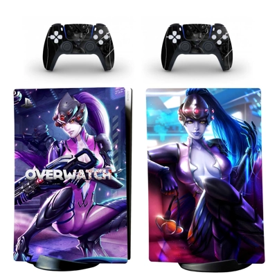 Overwatch decal skin for PS5 Digital Console and two Contr.. Overwatch decal skin for PS5 Digital Console and two Contr..