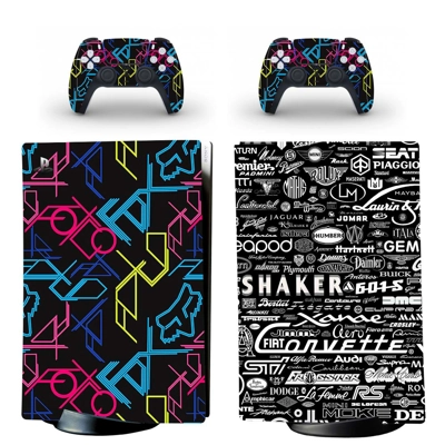 Texture decal skin for PS5 Digital Console and two Control.. Texture decal skin for PS5 Digital Console and two Control..