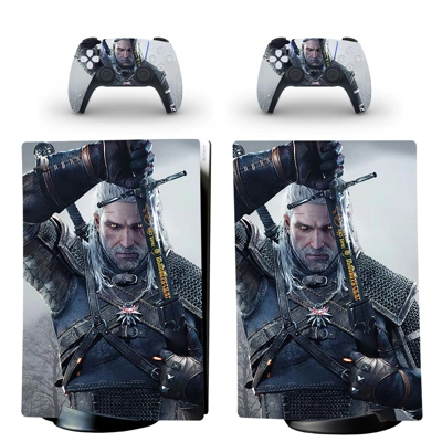 The Witcher wild hunt decal skin for PS5 Digital Console a.. The Witcher wild hunt decal skin for PS5 Digital Console a..