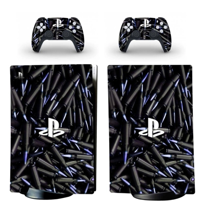 Bullet Texture decal skin for PS5 Digital Console and two .. Bullet Texture decal skin for PS5 Digital Console and two ..