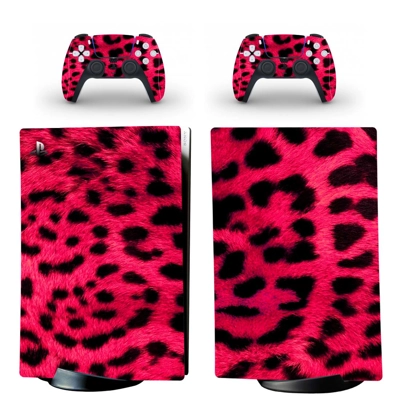 Leopard Texture decal skin for PS5 Digital Console and two.. Leopard Texture decal skin for PS5 Digital Console and two..