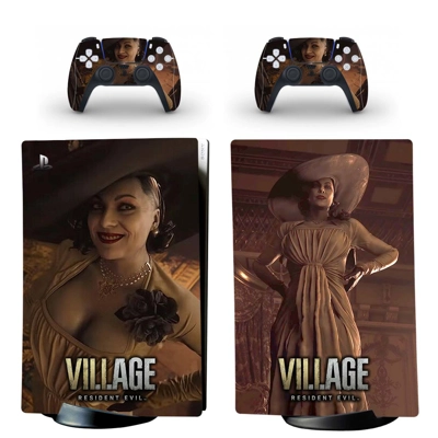 Resident Evil Village decal skin for PS5 Digital Console a.. Resident Evil Village decal skin for PS5 Digital Console a..