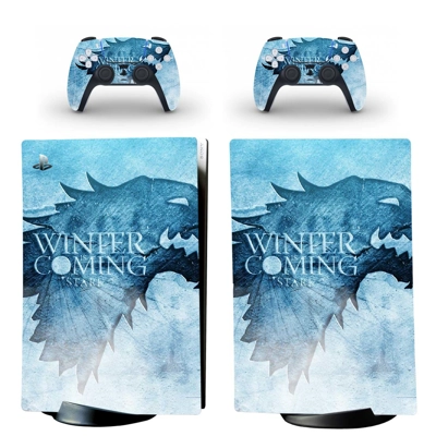 Game of Thrones decal skin for PS5 Digital Console and two.. Game of Thrones decal skin for PS5 Digital Console and two..