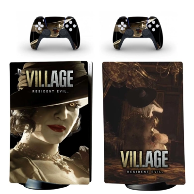 Resident Evil Village decal skin for PS5 Digital Console a.. Resident Evil Village decal skin for PS5 Digital Console a..