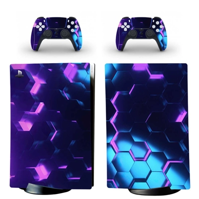 Digital Texture decal skin for PS5 Digital Console and two.. Digital Texture decal skin for PS5 Digital Console and two..