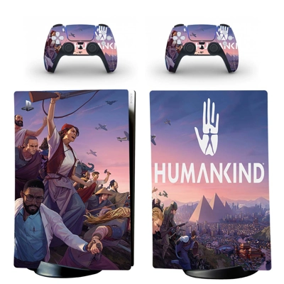 Humankind decal skin for PS5 Digital Console and two Contr.. Humankind decal skin for PS5 Digital Console and two Contr..