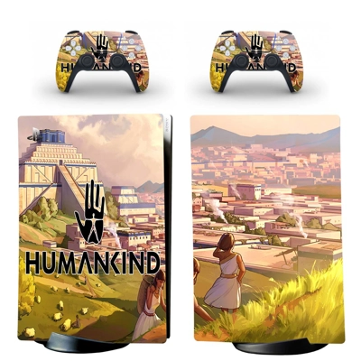 Humankind decal skin for PS5 Digital Console and two Contr.. Humankind decal skin for PS5 Digital Console and two Contr..