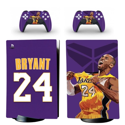 Kobe Bryant decal skin for PS5 Digital Console and two Con.. Kobe Bryant decal skin for PS5 Digital Console and two Con..