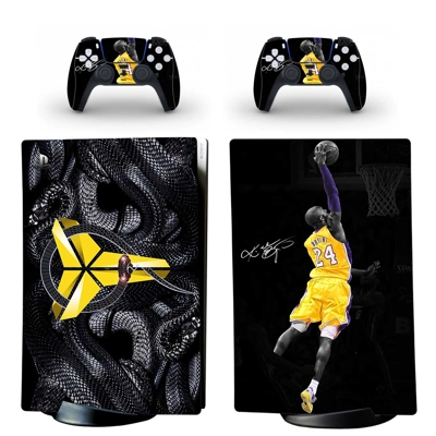 Kobe Bryant decal skin for PS5 Digital Console and two Con.. Kobe Bryant decal skin for PS5 Digital Console and two Con..