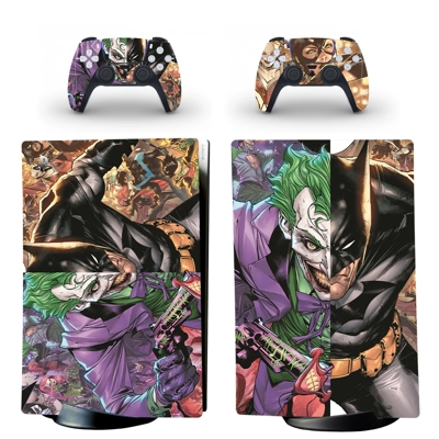 Batman Joker decal skin for PS5 Digital Console and two Co.. Batman Joker decal skin for PS5 Digital Console and two Co..