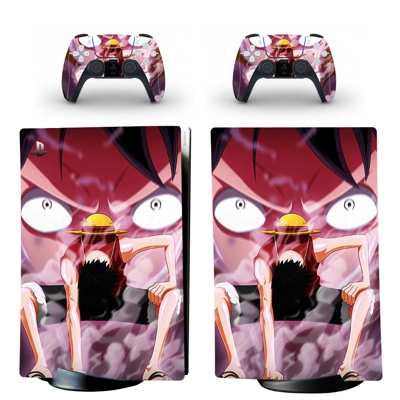 Anime One Piece decal skin for PS5 Digital Console and two.. Anime One Piece decal skin for PS5 Digital Console and two..