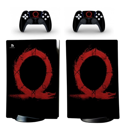 God of War decal skin for PS5 Digital Console and two Cont.. God of War decal skin for PS5 Digital Console and two Cont..