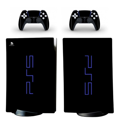 PS5 Classic decal skin for PS5 Digital Console and two Con.. PS5 Classic decal skin for PS5 Digital Console and two Con..