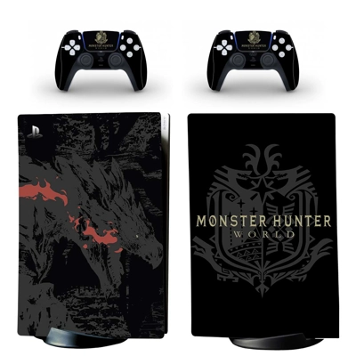 Monster Hunter World decal skin for PS5 Digital Console an.. Monster Hunter World decal skin for PS5 Digital Console an..