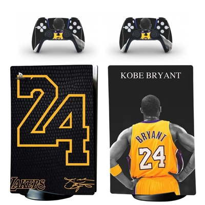Kobe Bryant decal skin for PS5 Digital Console and two Con.. Kobe Bryant decal skin for PS5 Digital Console and two Con..