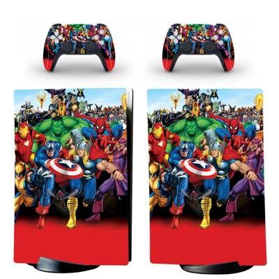 Avengers decal skin for PS5 Digital Console and two Contro.. Avengers decal skin for PS5 Digital Console and two Contro..