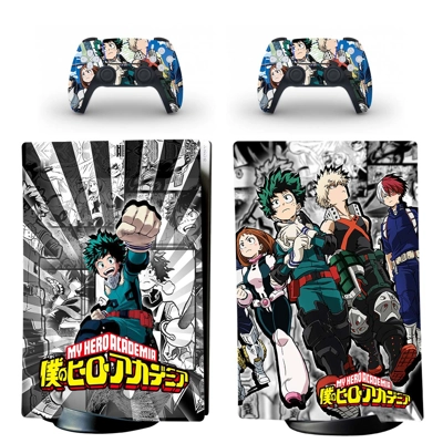 My Hero Academy decal skin for PS5 Digital Console and two.. My Hero Academy decal skin for PS5 Digital Console and two..
