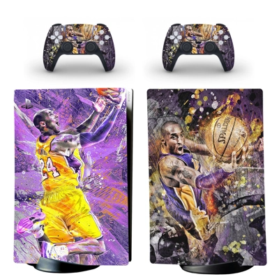 Kobe Bryant decal skin for PS5 Digital Console and two Con.. Kobe Bryant decal skin for PS5 Digital Console and two Con..