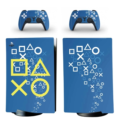 Classic decal skin for PS5 Digital Console and two Controllers