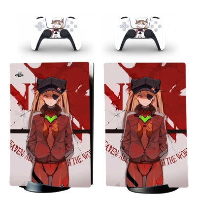 Neon Genesis Evangelion decal skin for PS5 Digital Console.. Neon Genesis Evangelion decal skin for PS5 Digital Console..