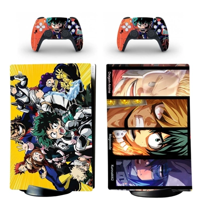 My Hero Academy decal skin for PS5 Digital Console and two.. My Hero Academy decal skin for PS5 Digital Console and two..