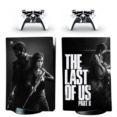 The Last of us decal skin for PS5 Digital Console and two .. The Last of us decal skin for PS5 Digital Console and two ..