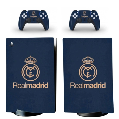 Real Madrid FC decal skin for PS5 Digital Console and two .. Real Madrid FC decal skin for PS5 Digital Console and two ..