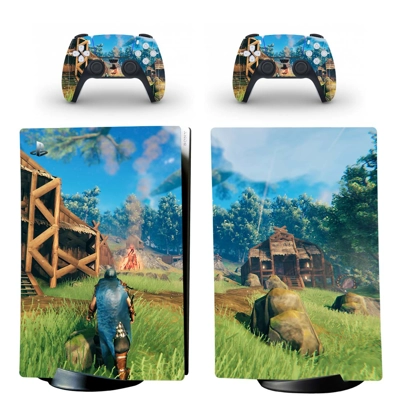 Hall of Valor decal skin for PS5 Digital Console and two C.. Hall of Valor decal skin for PS5 Digital Console and two C..