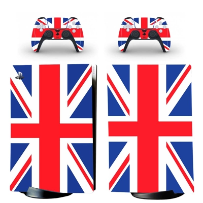 UK Flag decal skin for PS5 Digital Console and two Control.. UK Flag decal skin for PS5 Digital Console and two Control..