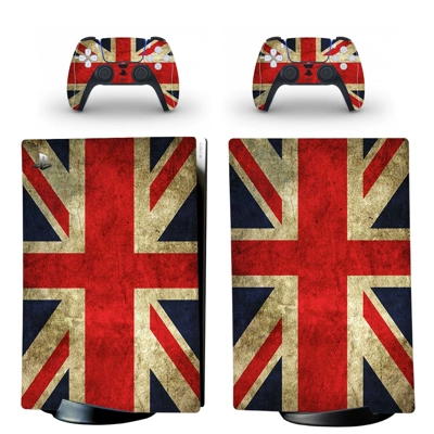 UK Flag decal skin for PS5 Digital Console and two Control.. UK Flag decal skin for PS5 Digital Console and two Control..