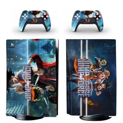 Jump Force decal skin for PS5 Digital Console and two Cont.. Jump Force decal skin for PS5 Digital Console and two Cont..