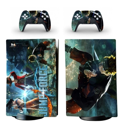 Jump Force decal skin for PS5 Digital Console and two Cont.. Jump Force decal skin for PS5 Digital Console and two Cont..
