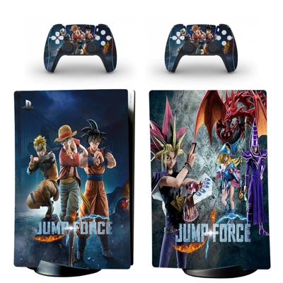 Jump Force decal skin for PS5 Digital Console and two Cont.. Jump Force decal skin for PS5 Digital Console and two Cont..