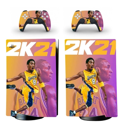NBA 2K21 decal skin for PS5 Digital Console and two Contro.. NBA 2K21 decal skin for PS5 Digital Console and two Contro..