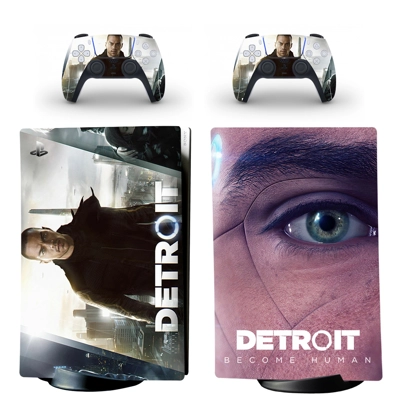 Detroit Become Human decal skin for PS5 Digital Console an.. Detroit Become Human decal skin for PS5 Digital Console an..