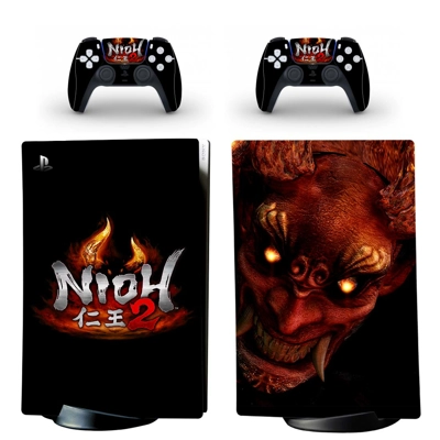 Nioh 2 decal skin for PS5 Digital Console and two Controll.. Nioh 2 decal skin for PS5 Digital Console and two Controll..