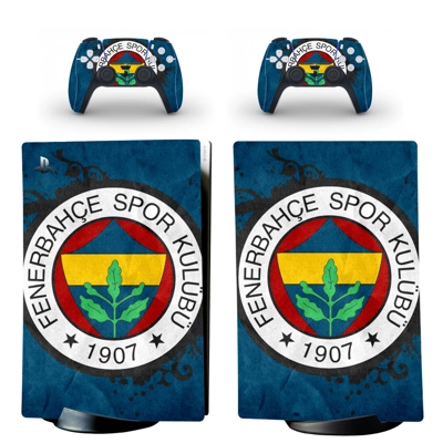 Fenerbahce FC decal skin for PS5 Digital Console and two C.. Fenerbahce FC decal skin for PS5 Digital Console and two C..