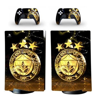 Fenerbahce FC decal skin for PS5 Digital Console and two C.. Fenerbahce FC decal skin for PS5 Digital Console and two C..
