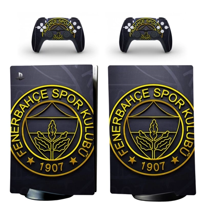 Fenerbahce FC decal skin for PS5 Digital Console and two C.. Fenerbahce FC decal skin for PS5 Digital Console and two C..