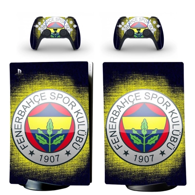Fenerbahce FC decal skin for PS5 Digital Console and two C.. Fenerbahce FC decal skin for PS5 Digital Console and two C..